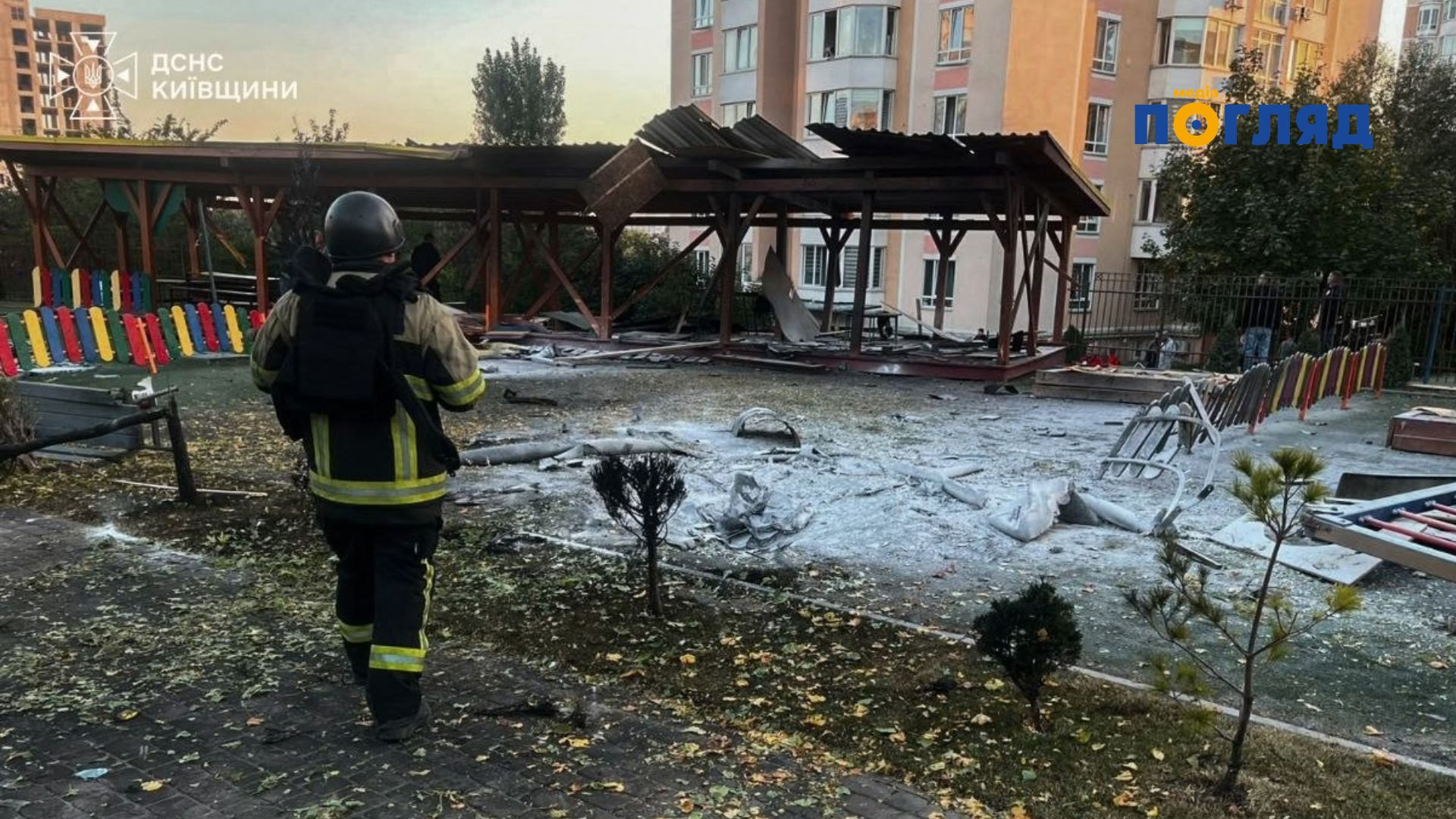 Окупанти атакували Святопетрівське на Київщині: пошкоджено дитсадок та будинки, завдяки укриттю люди не постраждали - зображення